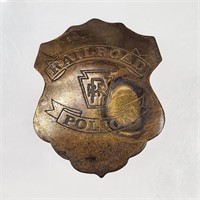 PENNSYLVANIA RAILROAD POLICE BADGE