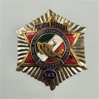 1920'S MEXICAN FEDERAL POLICE INSPECTOR BADGE