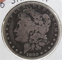 1880-O Morgan Silver Dollar (Small O)
