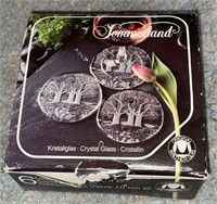 NOS Walther Glass Sommerland Crystal Discs