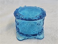 Vintage Kemple Wheaton Aqua Blue Trinket Dish