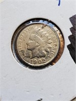 Plated 1902 Indian Head Penny