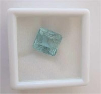 Aquamarine emerald cut 9.85ct