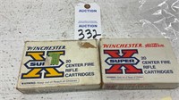 Two Boxes Vintage Ammo Winchester