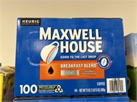 Maxwell House light 100 K cups