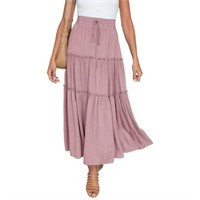 M  Sz M MOSHU High Waist Midi Skirt for Women A-Li