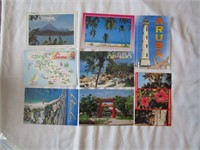 Lot of 25 Vintage Island Travel Post Cards