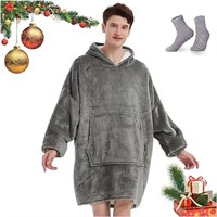 (U) ANSUG Gifts for Women Men Wearable Blanket Hoo