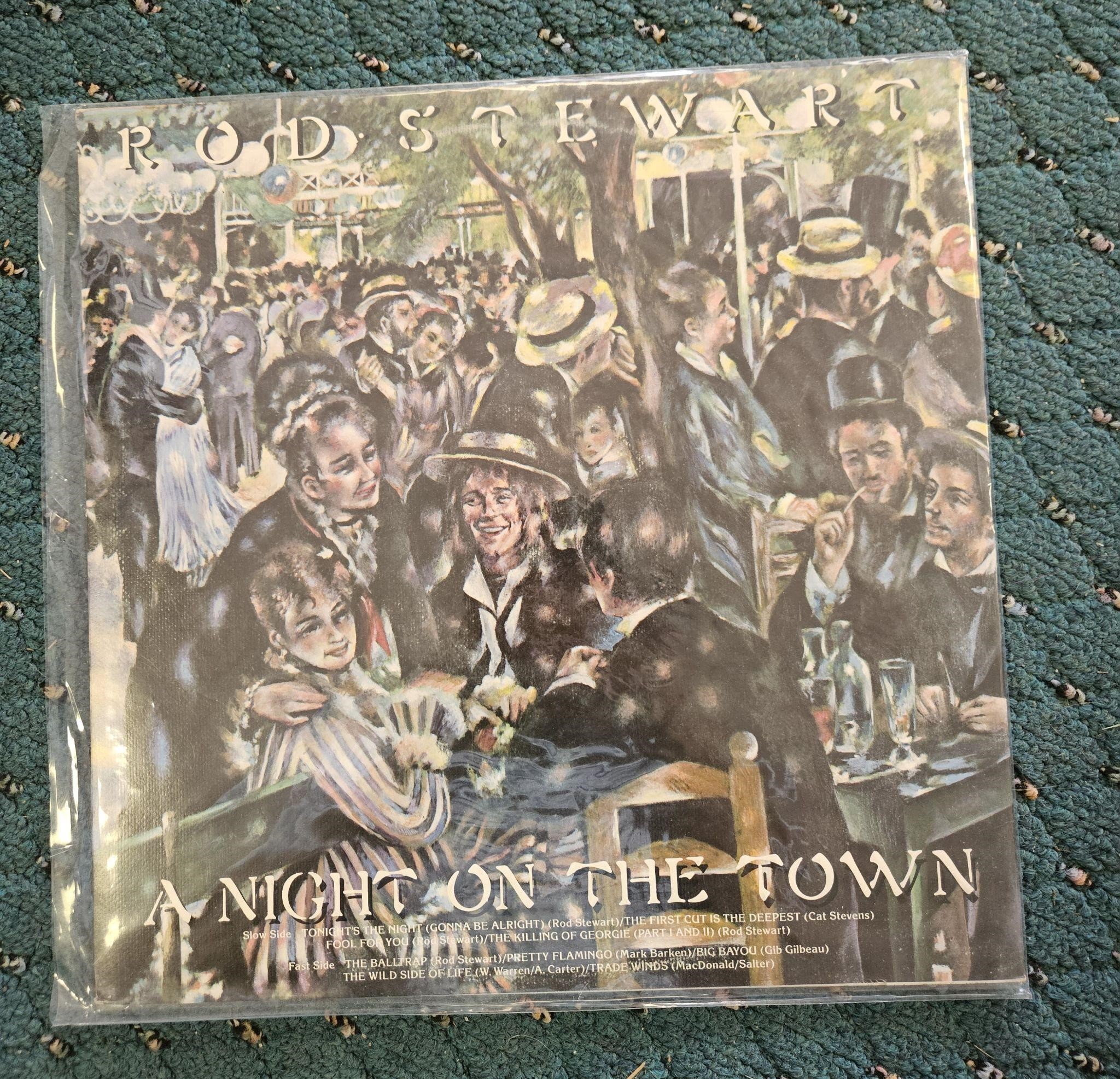 Rod Stewart A Night on the Town Vinyl Record