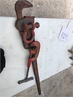 48” RIGID PIPEWRENCH, PIPE CUTTER, SHACKLE