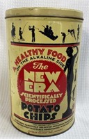 Vintage "The New Era" Potato Chip Can