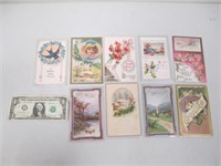 Antique Early 1900s New Years Post Cards