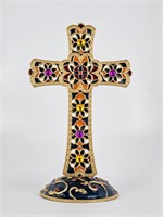 Decorative Metal Cross 8" Tall