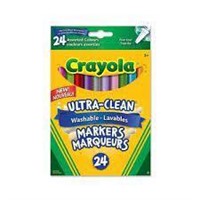 Crayola 24 Assorted Colours Washable Markers