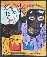 Drawing on paper ,Jean-Michel Basquiat