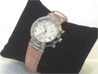 Accutron Swiss Ladies diamond bezel watch