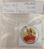 1961-62 Salada Terry Sawchuk /Sheriff Henri