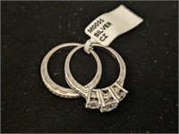 Size 7 Sterling Silver Ring Set