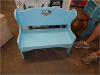 SMALL BLUE BENCH