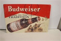 Budweiser hunting sign