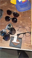 Harley Davidson Wallet and Assorted Sunglasses