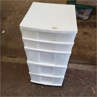 Plastic Storage Drawer Unit