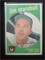 1959 TOPPS #153 JIM MARSHALL CHICAGO CUBS