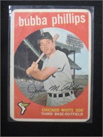 1959 TOPPS #187 BUBBA PHILLIPS WHITE SOX