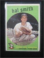 1959 TOPPS #227 HAL SMITH KANSAS CITY A'S