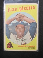 1959 TOPPS #188 JUAN PIZARRO BRAVES