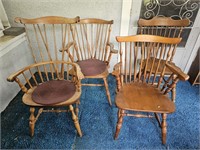 (4) Vintage Wood Chairs