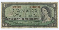 Canadian One Dollar Bank Note - 1954