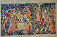 Genre Scene Tapestry