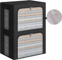 2 Pack Clothes Storage Bins