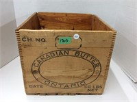 canadian butter crate 13 1/2 x 11 3/4 x 13 1/2