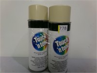 2 Cans of Touch 'n Tone Household Spray Paint