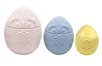 Berkley Jensen Egg-Shaped Containers, Set of 3