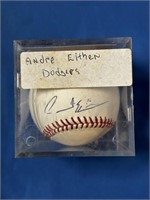 ANDRE EITHER AUTOGRAPHED BASEBALL PSA/DNA