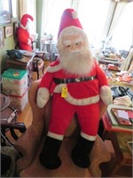Vintage Stuffed Santa Figure