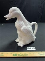 Ceramic Figural Duck Pitcher