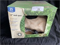 13" Rock spot landscape light