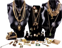 Jewelry Vintage Gold Tone Costume Jewelry