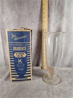 GLASS KIMBLE PHARMACEUTICAL GRADUATE 16 OUNCE