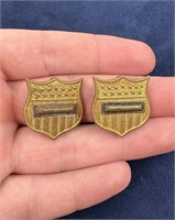 Civil War Shield Pin Devices