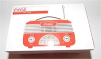 Mini Coca-Cola advertising radio in vintage