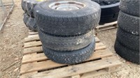 3- Misc Tires on Rims