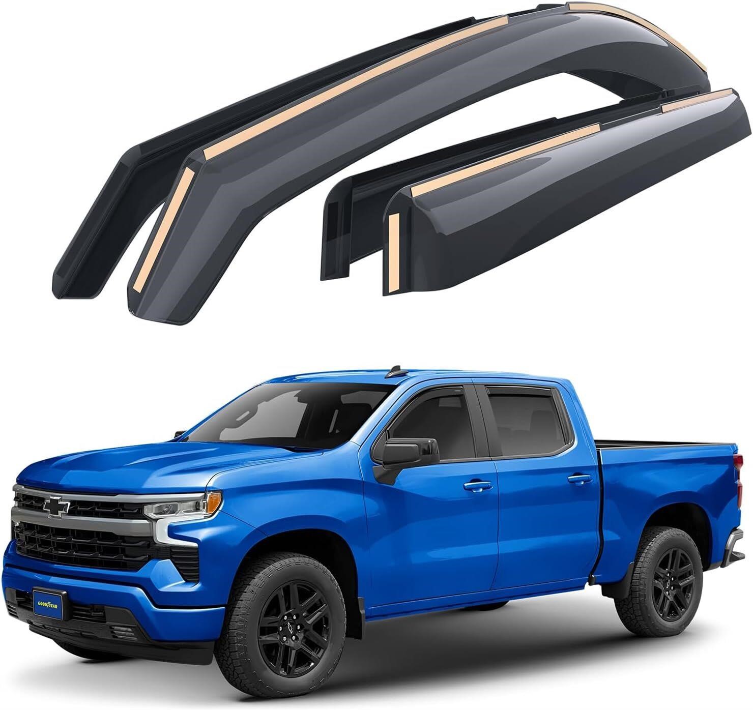 Goodyear Window Deflectors for Silverado 19-24