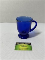 Anchor Hocking Cobalt Blue Glass Mug