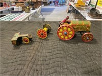 Marx Tin Tractor Toy & Implements
