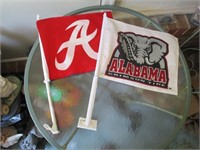 (2) Alabama Car Flags